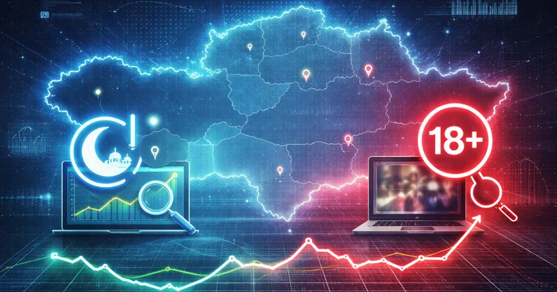 Во время Рамадана казахстанцы меньше ищут 18+ контент