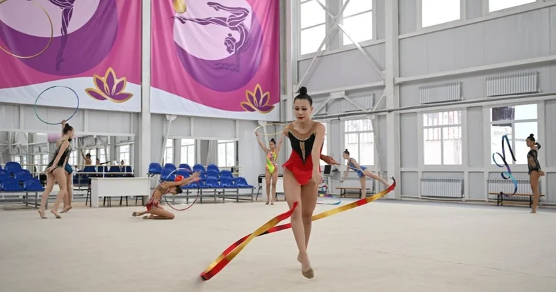 Жетісу облысында өңірдегі алғашқы көркем гимнастика залы қолданысқа берілді