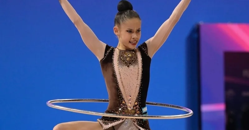 Гимнаст Ақмарал Ерекешева Астанада өткен халықаралық турнирде алтын медаль алды