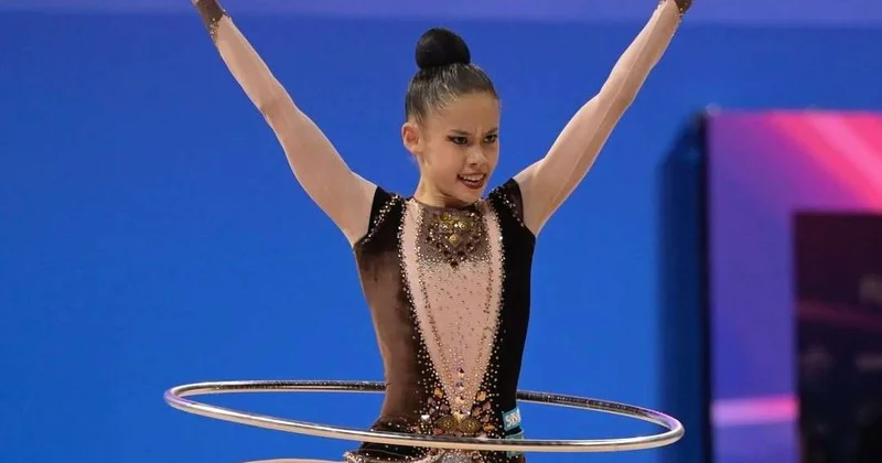 Гимнастка Акмарал Ерекешева завоевала золото на международном турнире в Астане