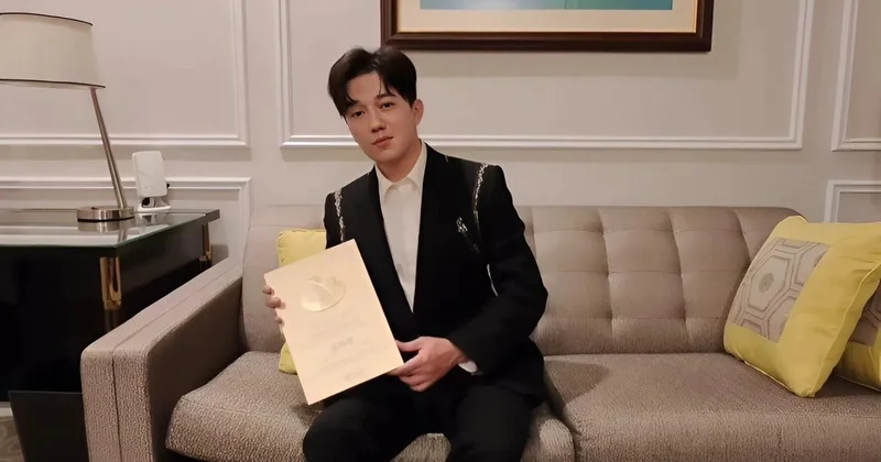 Димаш Кудайберген впервые получил награду как продюсер