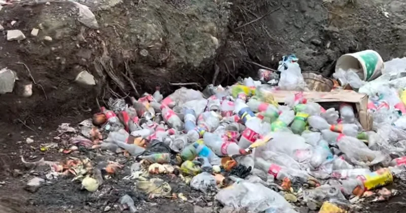 Место, за которое стыдно : свалка у Алтын Эмеля попала на видео