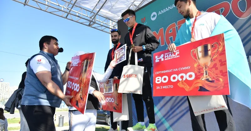 В Шымкенте при поддержке AMANAT прошел Shymkent Half Marathon 2026