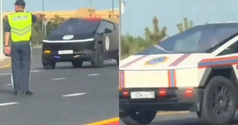 Tesla Cybertruck стянули в Туркестанскую область перед саммитом