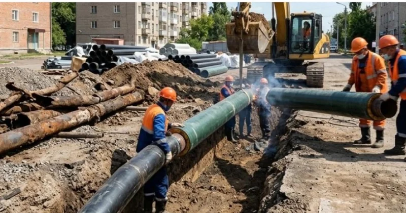 13,6 миллиард теңге: Павлодар облысы ескірген коммуналдық желілерді жаңартуды қолға алды