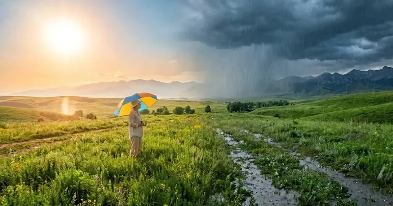 +38°С дейінгі аптап ыстық, найзағай мен бұршақ: Қазақстан бойынша 13 15 маусымға арналған ауа райы болжамы