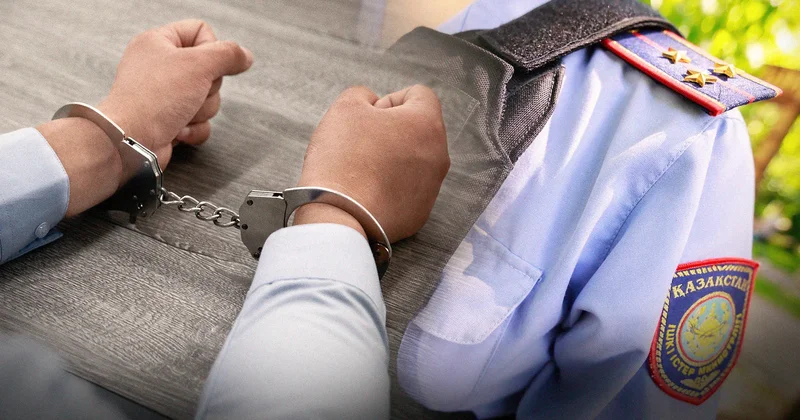 Алматыда жүргізушіні соққыға жыққан ер адам ұсталды