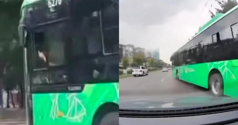 Алматыда әлеуметтік желідегі видеодан кейін автобус жүргізушісі жазаланды