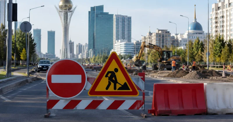 Астанада екі күнге Бұқар Жырау мен Төле би көшелерінің қиылысы жабылады