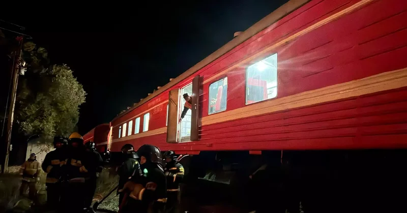 Петропавлда өртті сөндіруге пойыз тартылды