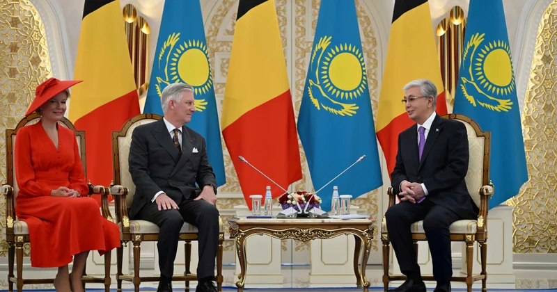 Тоқаев Бельгия королімен және патшайымымен шағын құрамда келіссөз жүргізді