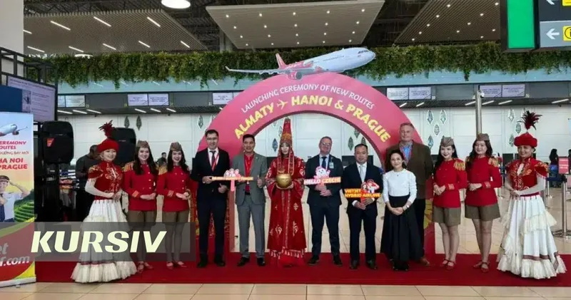 VietJet Air открыла маршрут Ханой Алматы Прага