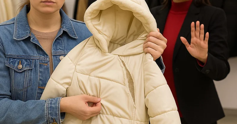 Дұрыс кимегенсіз : Атырау тұрғыны сапасыз күртенің ақшасын қайтарып алды