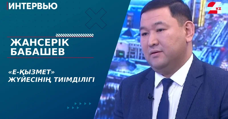 Е қызмет жүйесінің тиімділігі. Жансерік Бабашев