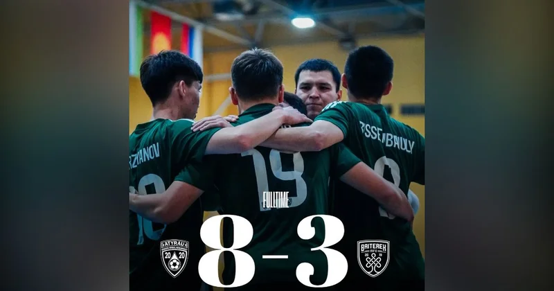 Атырау Бәйтеректі ұтып, футзалдан Қазақстан чемпионатында үшінші орынға шықты​