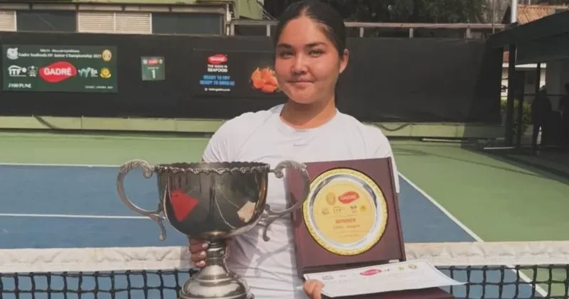 Қазақстандық жас теннисші Үндістанда қатарынан екі турнирде топ жарды