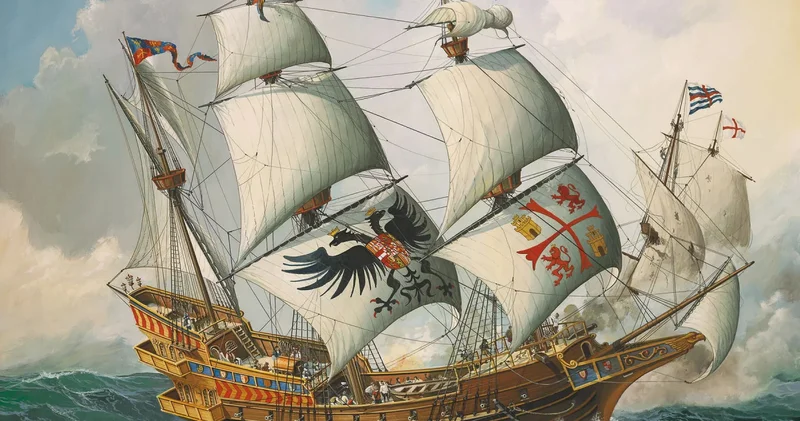 17 млрд доллар алтын теңгелері бар галеон суға батып кеткен