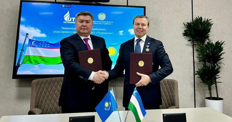 QazaqGaz және Узтрансгаз Өзбекстан аумағы арқылы газ тасымалдау туралы келісімшартқа қол қойды