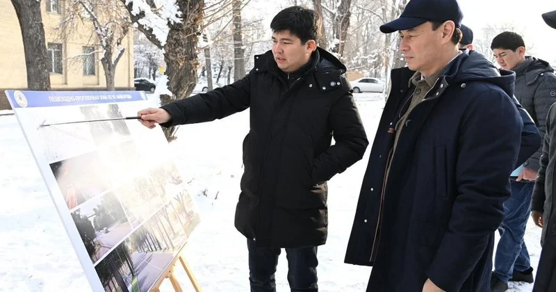 Дархан Сатыбалды ознакомился с планом благоустройства Турксибского района