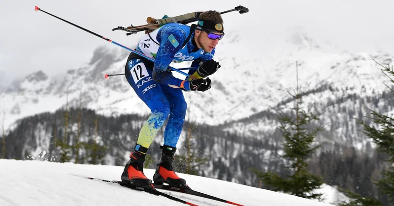 Казахстанский биатлонист обновил лучший результат сезона в Кубке мира