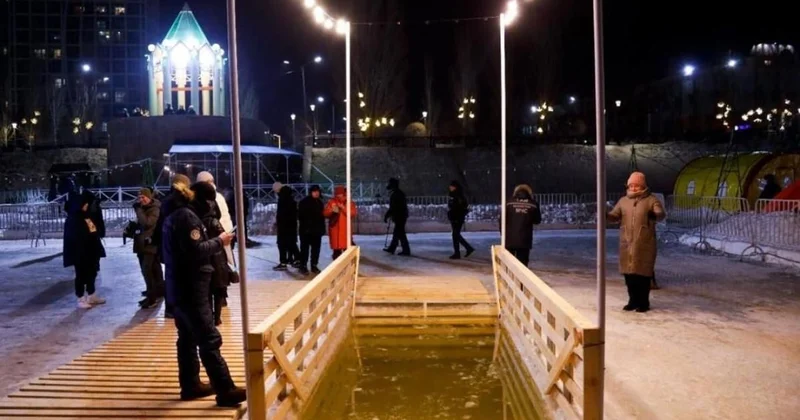Крещенские купания: места для погружения в прорубь определили в Астане