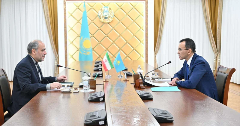 Глава Сената встретился с послом Ирана в Казахстане