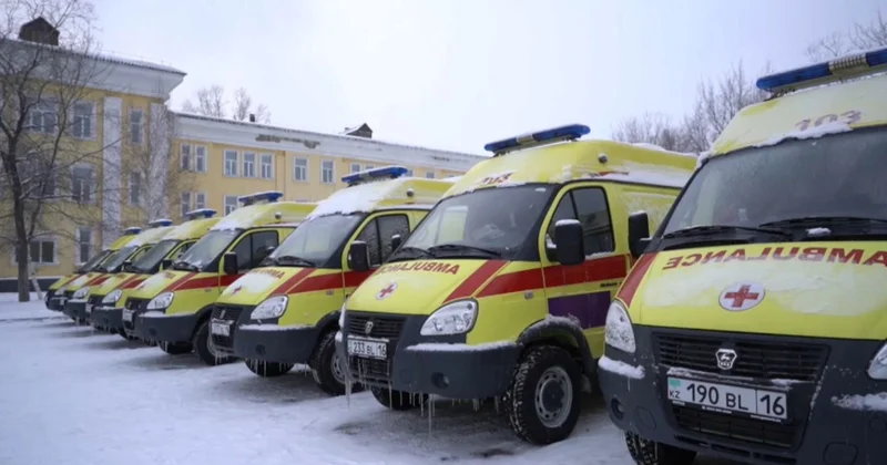 ШҚО да жедел жәрдем көліктері берілді