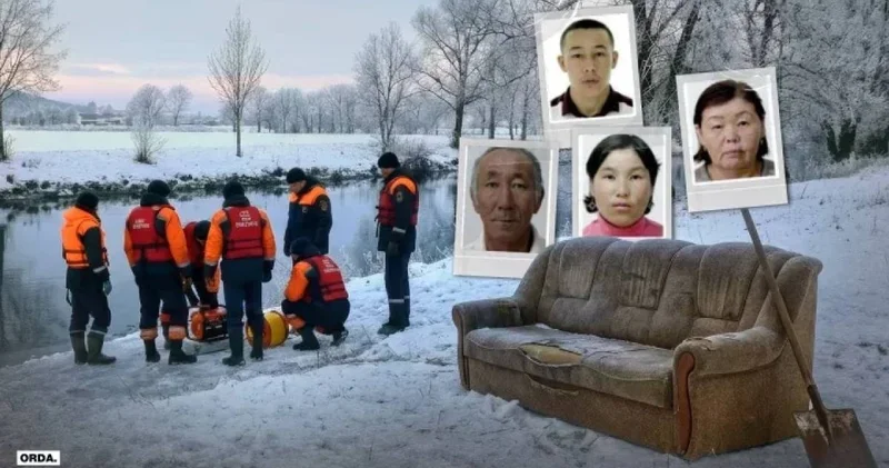 Атырау облысында жоғалған жанұя: Диванның өз орнында тұрмағанын көрші бала байқады