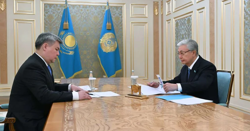 Токаев принял главу нацкомпании QazaqGaz Алибека Жамауова