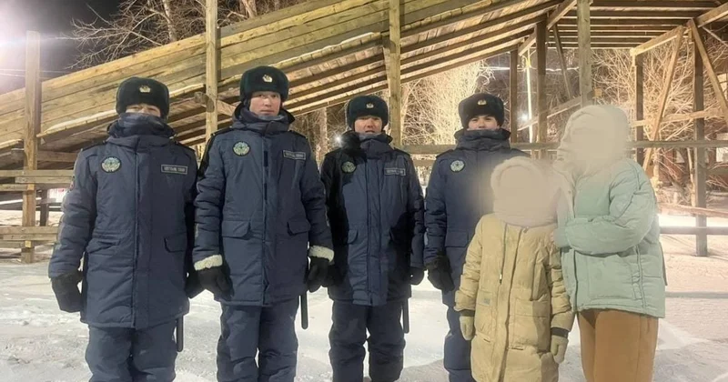 Павлодарские гвардейцы нашли пропавшую 6 летнюю девочку