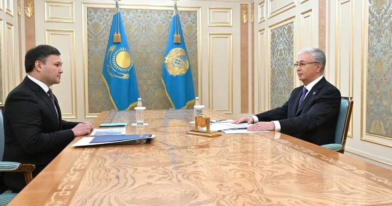 Токаев принял председателя правления АО НК КазМунайГаз Асхата Хасенова