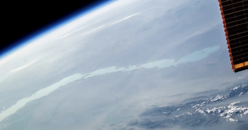 Снимками Балхаша из космоса поделился космонавт