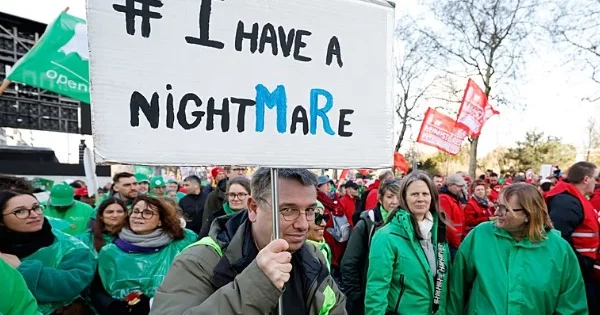 Брюссельде 100 мыңға жуық адам үнемдеу шараларына қарсы наразылыққа шықты