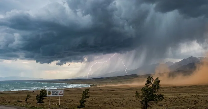 Бұршақ, көктайғақ және аптап ыстық: Қазгидрометтің дүйсенбіге арналған ауа райы болжамы