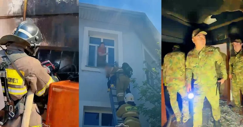 Қызылордада балабақша өртеніп, 88 бала эвакуацияланды