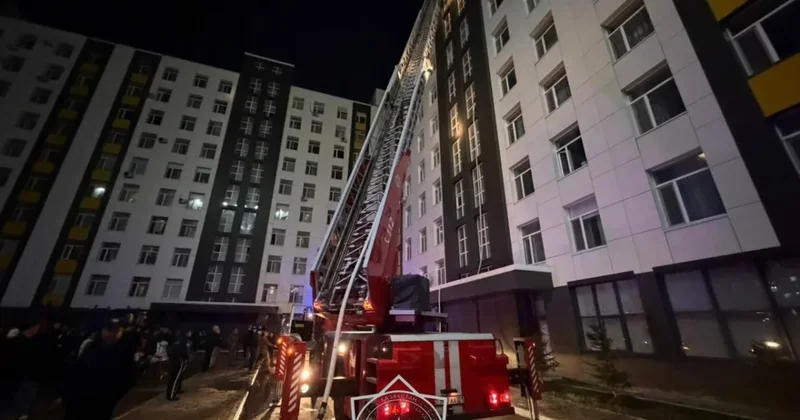 Пугающий пожар в многоэтажке Астаны ликвидирован