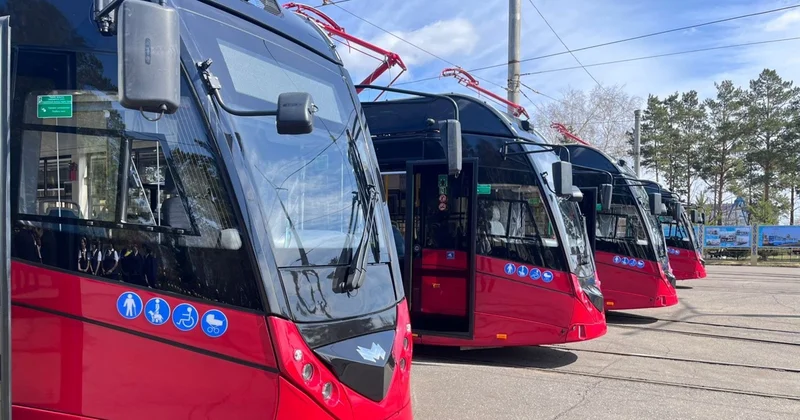 Павлодарда жаңа трамвайлар жолға шықты