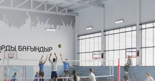 Атырауда дарынды балаларға арналған спорт мектебі салынып жатыр