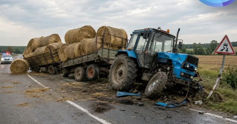 Водитель синего трактора, устроивший жёсткое ДТП, умер до суда в Павлодарской области