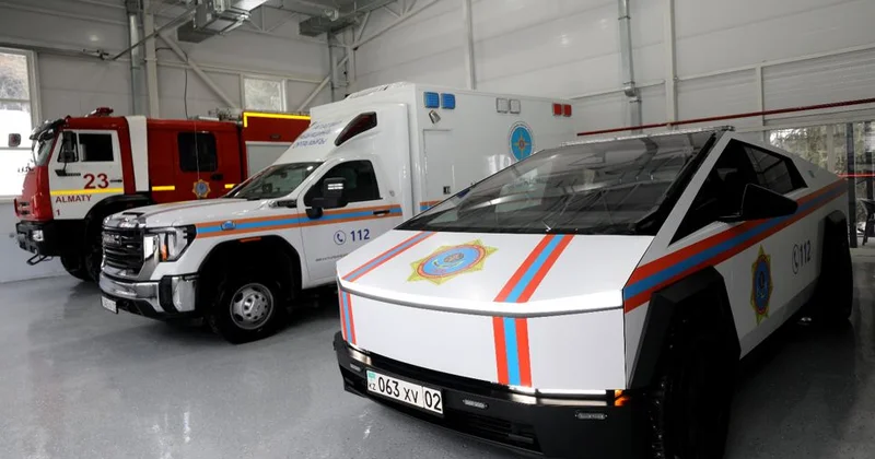 Қазақстанда Tesla Cybertruck базасындағы көліктер алғаш рет штабтық қызметтерге қолданылады