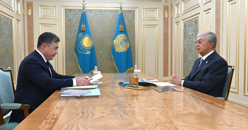Президент принял председателя Нацбанка Тимура Сулейменова