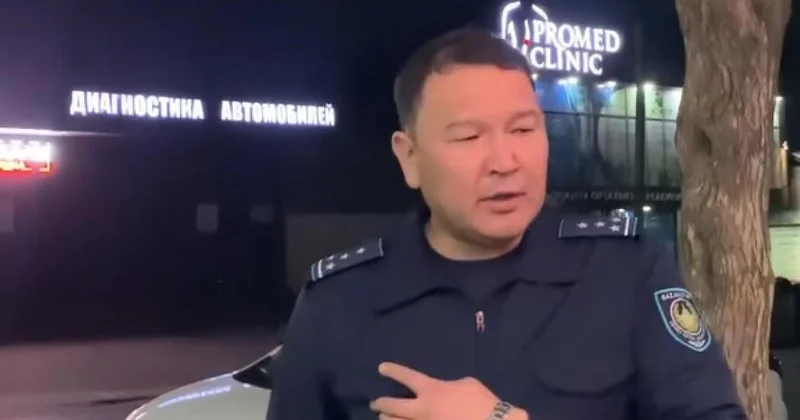 Поведение полицейских из Шымкента вызвало резонанс в Сети