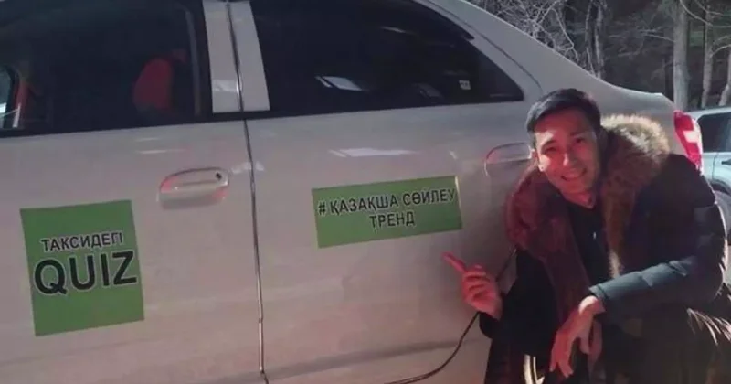 Қазақ тілінде сұрақ қойылады: Теміртауда ерекше такси жүре бастады