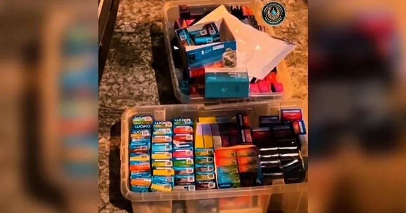 Торговец электронными сигаретами вез крупную партию в Караганду и попался полиции (видео)