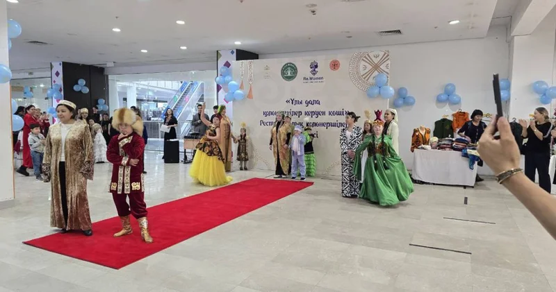 Астанада Ұлы дала қолөнершілер керуен көші жәрмеңкесі басталды