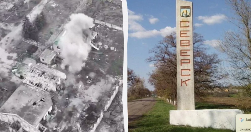 Северск қаласы РФ әскері қолында Украиналық БАҚ