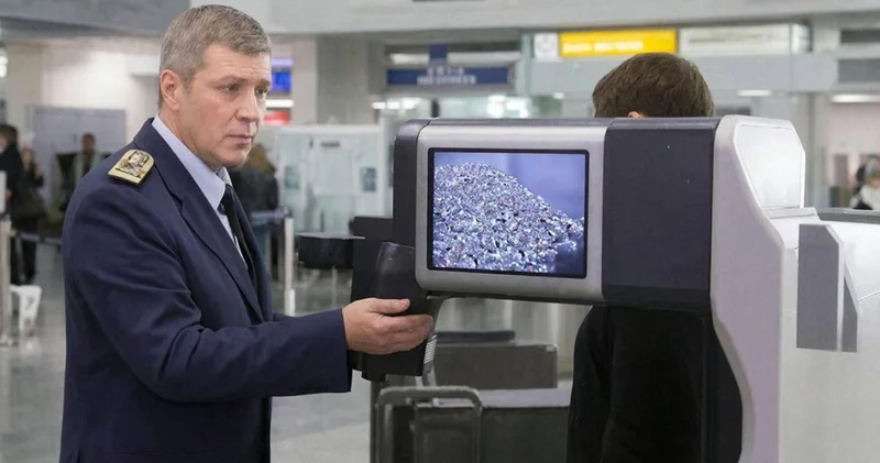 Турист қол жүгімен 11 мыңнан астам бриллиантты алып өтпек болған