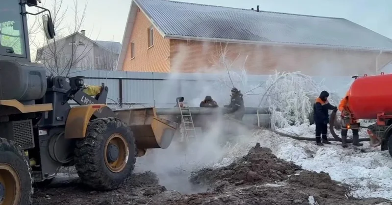 Без тепла остались около 40 многоэтажек в Темиртау