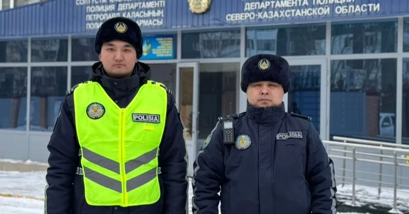 Петропавлда полицейлер көшеде жүрегі тоқтаған әйелді аман алып қалды