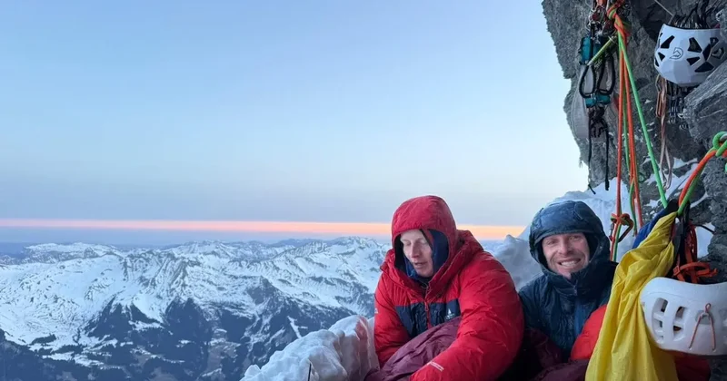 Впервые в истории: казахстанские альпинисты прошли Стену смерти в Альпах